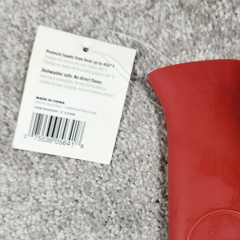 Lodge Silicone‎ Hot Handle Holder Red Heat Resistant ASNHH41